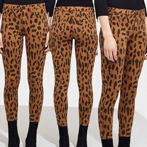 NWT L’AGENCE ‘Margot’ High-Rise Ankle Length Skinny Jeans in “Spotted Animal” 25